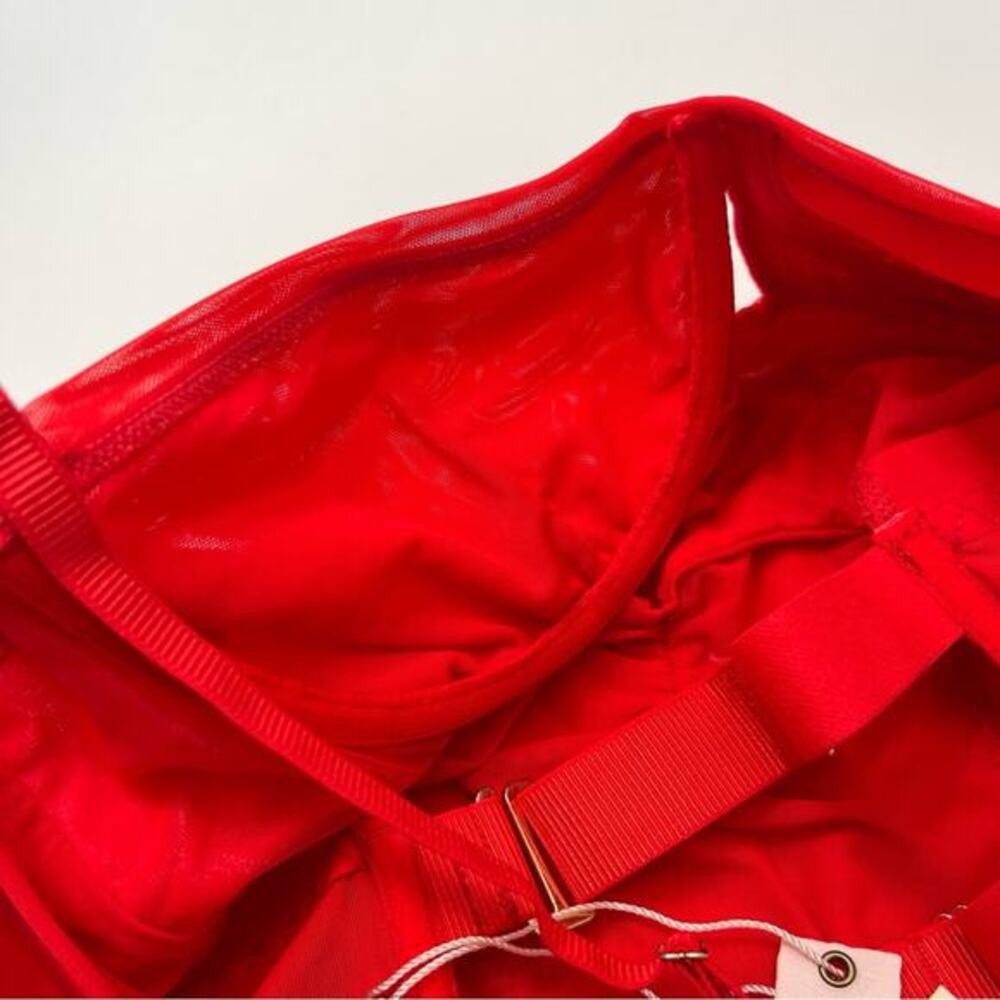 Revolve We are HAH Under the‎ Wire Bodysuit Blood Orange - Picture 9 of 16
